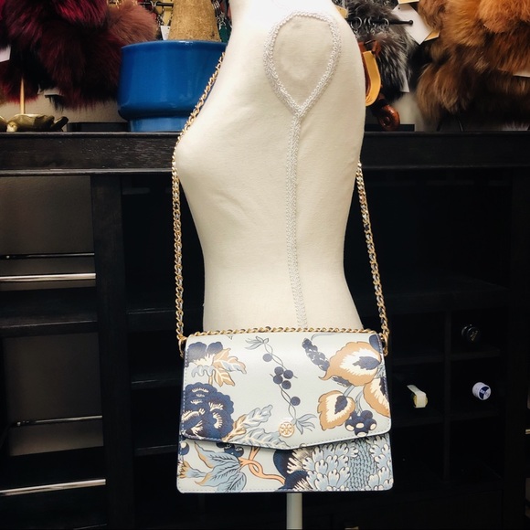Tory Burch Robison Floral Convertible Shoulder Bag - Picture 7 of 8